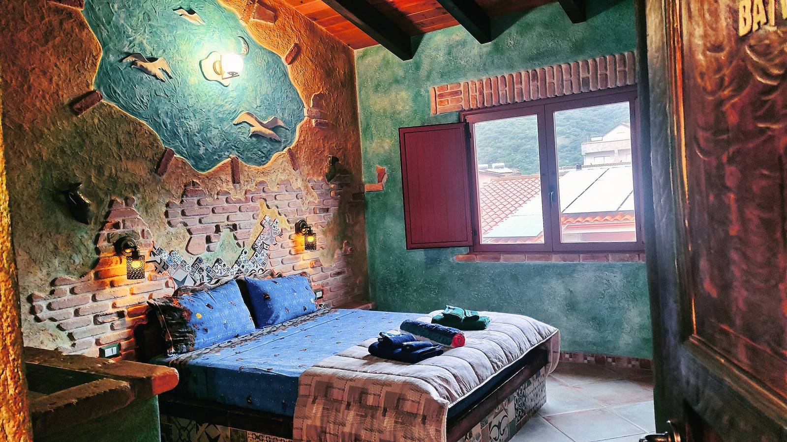 Room 'Battlò' with Mountain View, Shared Terrace and Wi-Fi in Teulada, Cagliari Province