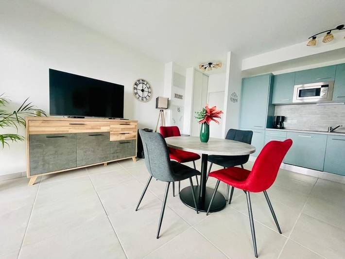 Appartement de vacances pour 4 personnes, avec terrasse et vue