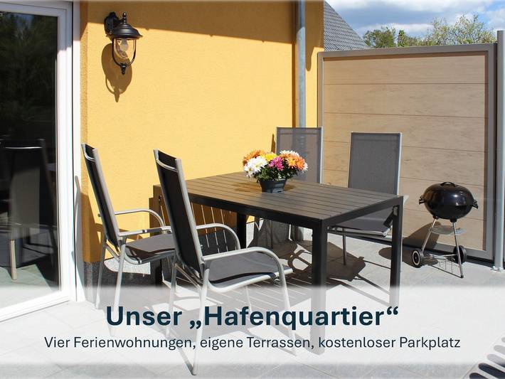 Ferienwohnung für 5 Personen, mit Terrasse und Garten auf Usedom