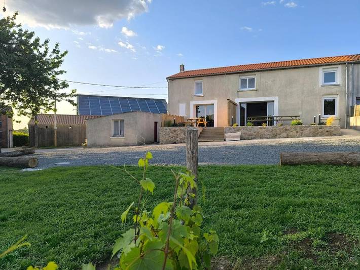 Maison de vacances pour 10 personnes, avec vue et jardin