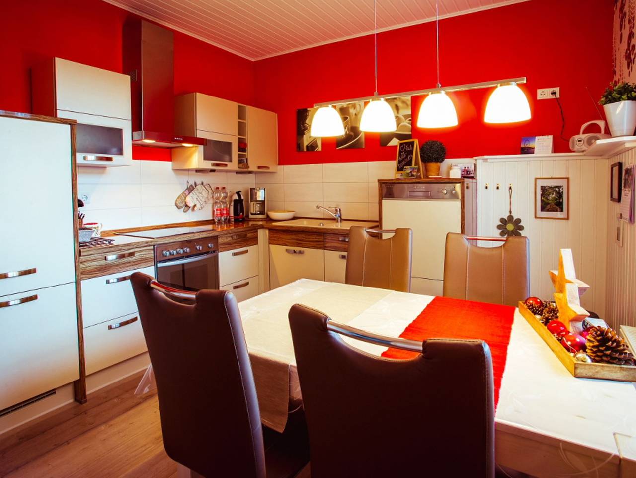 Ganze Ferienwohnung, Ferienwohnungen Hoff - Ferienwohnung mit 3 Räumen und großer Wohnküche (4 Sterne) in Göllingen, Kyffhäuserland