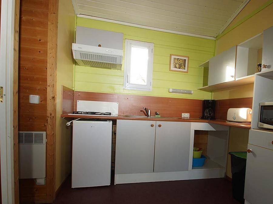 Camping l'Oasis Des Garrigues - Chalet 6 personas - Mimosa 31m² - 2 habitaciones in Vogüé, Ardèche