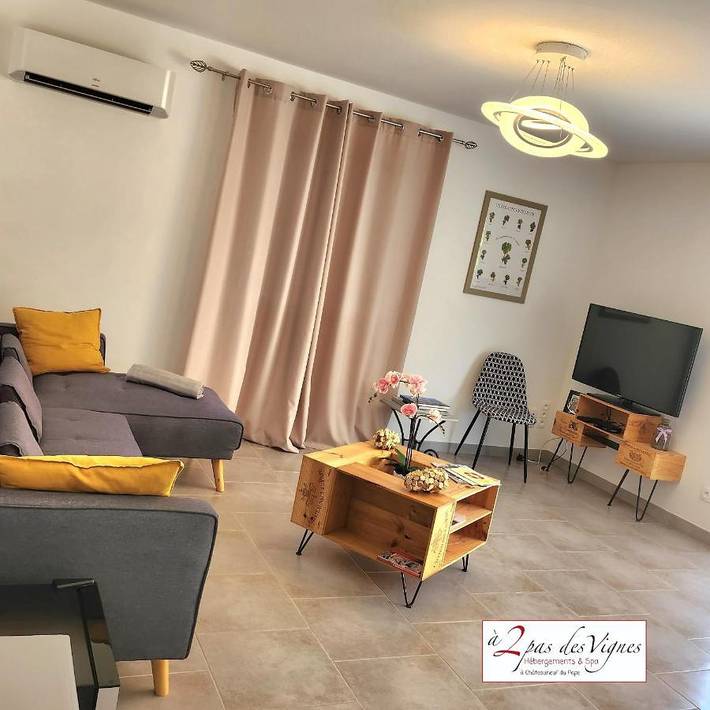 Location de vacances pour 4 personnes, avec sauna ainsi que jacuzzi et jardin à Châteauneuf-du-Pape - 3