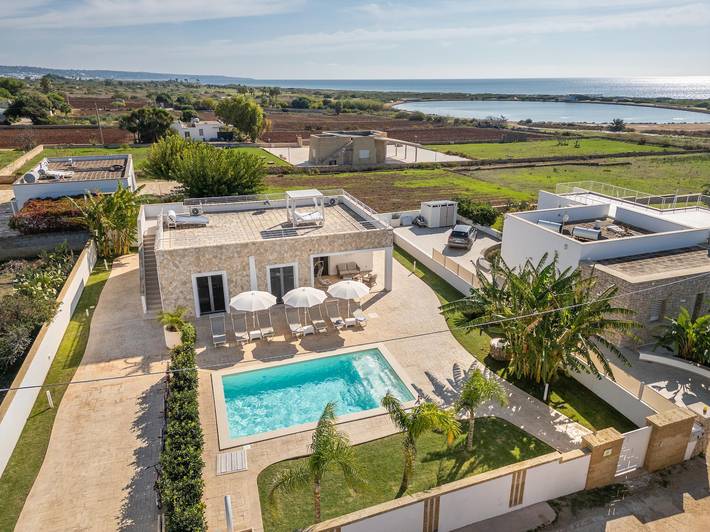 Villa per 7 persone, con balcone/terrazza e panorama nonché terrazza - 1