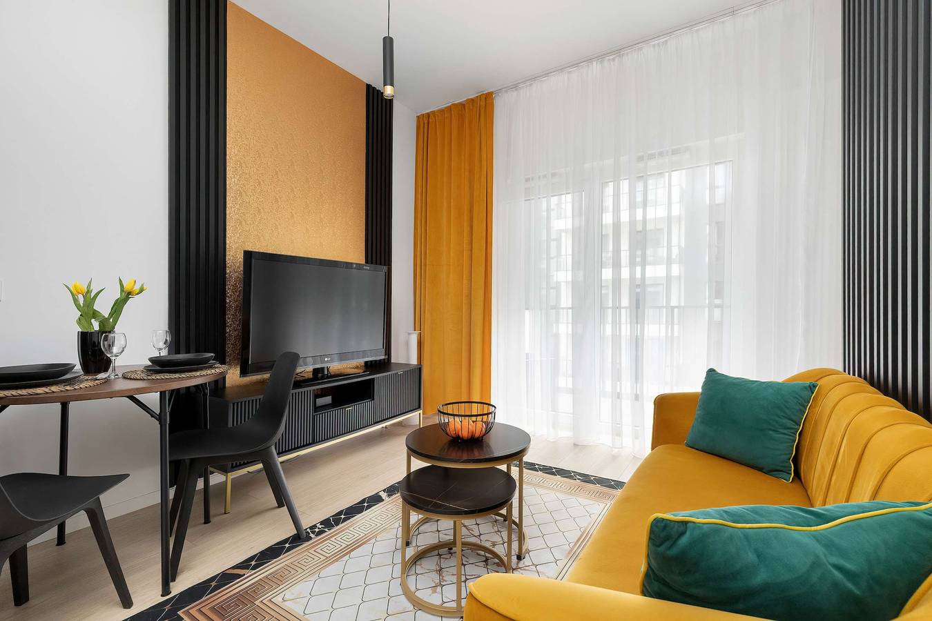 Studio entier, Functional Studio with Balcony | Parking | River View in Szczecin, Mer Baltique polonaise