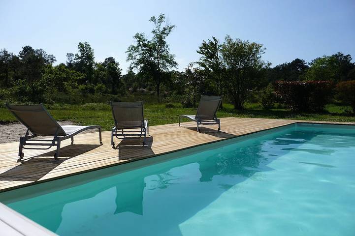 Ferienhaus für 6 Personen, mit Whirlpool und Terrasse sowie Garten in Moliets-et-Maa