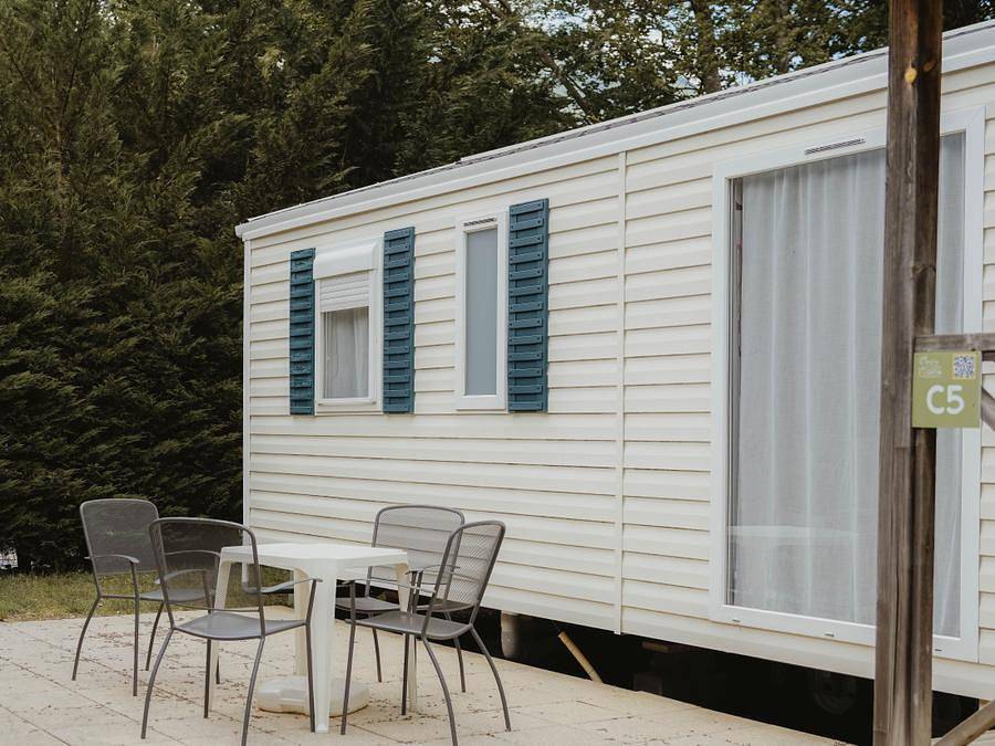 Camping Du Valentin - Mobilhome 6 personas - Welcome 6P - 3 habitaciones con terraza cubierta in Laruns, Béarn