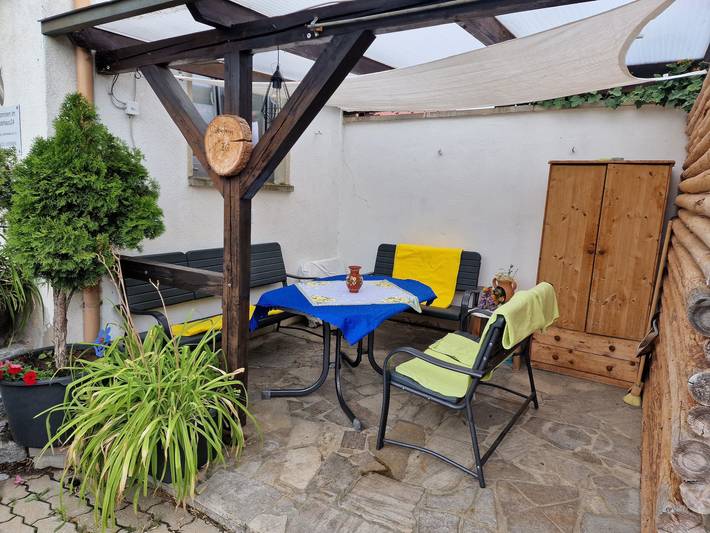 Ferienwohnung für 7 Personen, mit Balkon und Balkon/Terrasse sowie Terrasse