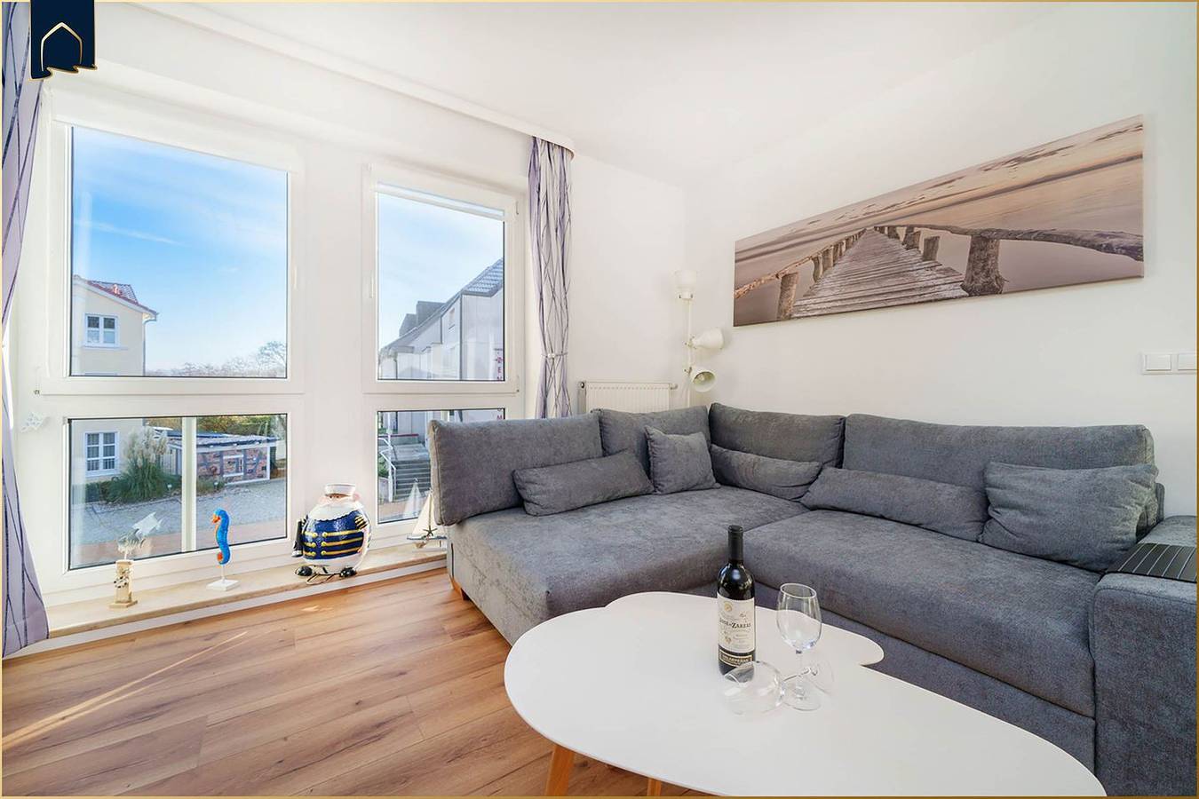 Appartement entier, Appartement de vacances pour 4 personnes avec jardin in Bansin, Heringsdorf