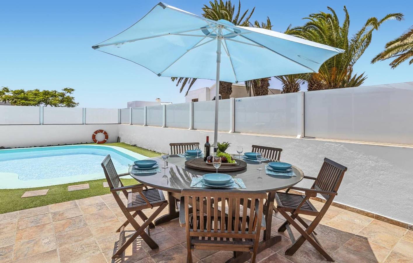 Charmante 140 m² große Wohnung mit Pool, Terrasse und WLAN in der Nähe des Stadtzentrums von Tahiche in Tahiche, Teguise