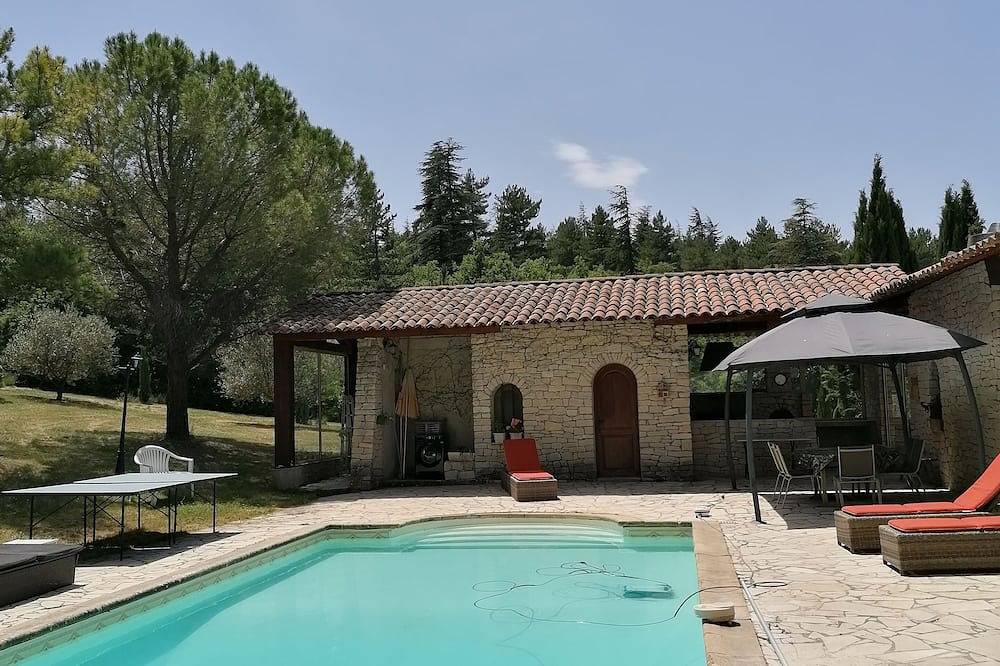 🌿 Maison d’été en pierres sèches avec piscine privative – Lincel, Provence in Saint-Michel-l'Observatoire, Parc naturel régional du Luberon