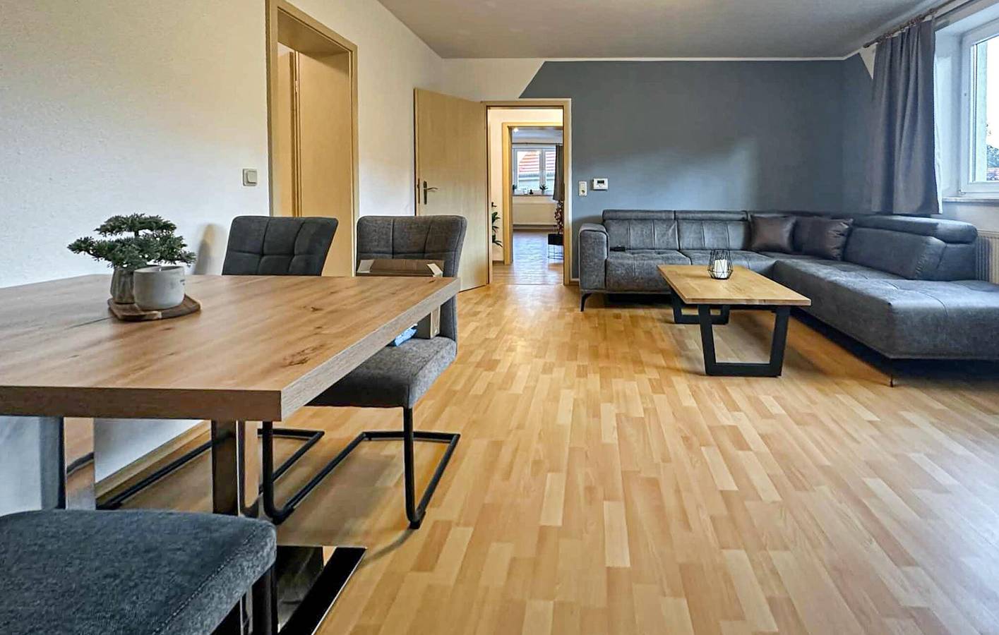Ganze Ferienwohnung, Gemütliche Wohnung mit Terrasse, Parkplatz & WiFi in der Nähe des Stadtzentrums in Stolberg (Harz), Südharz