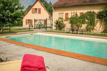 Location de vacances pour 6 personnes, avec jardin à Monbazillac