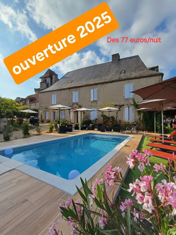 B&b voor 2 personen, met tuin en zwembad in de Dordogne