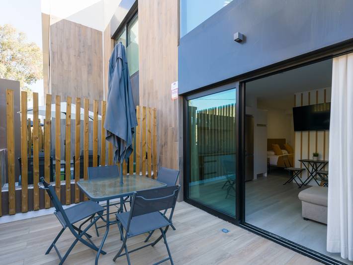 Studio pour 2 personnes, avec terrasse