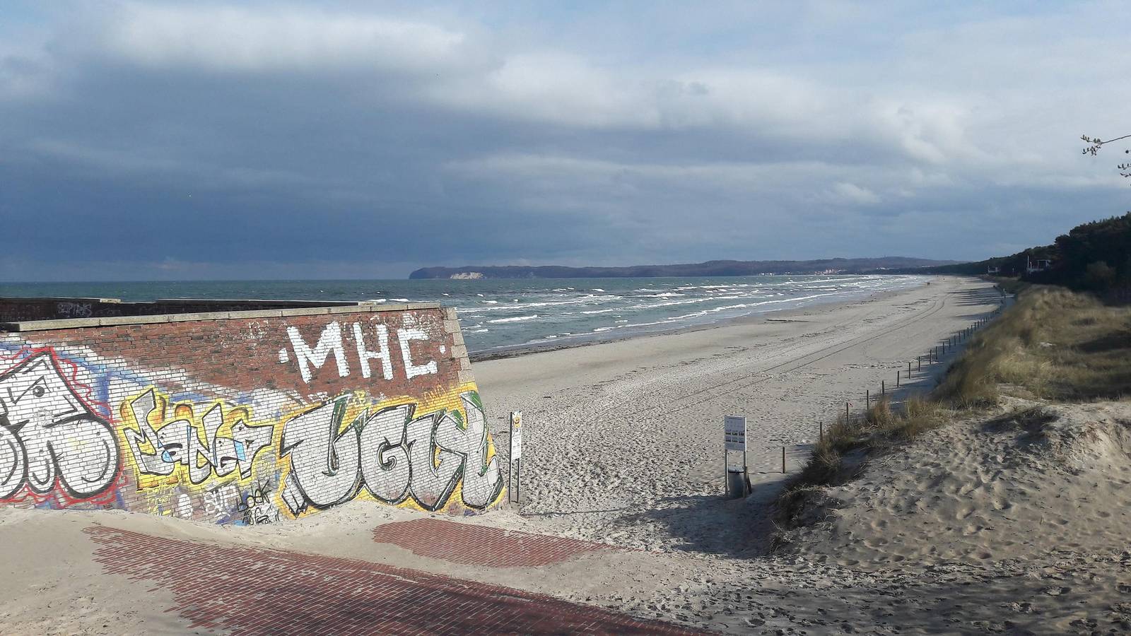 Ganze Wohnung, 'Ferienwohnung Balkon mit Meerblick' mit Balkon und Wlan in Prora, Binz