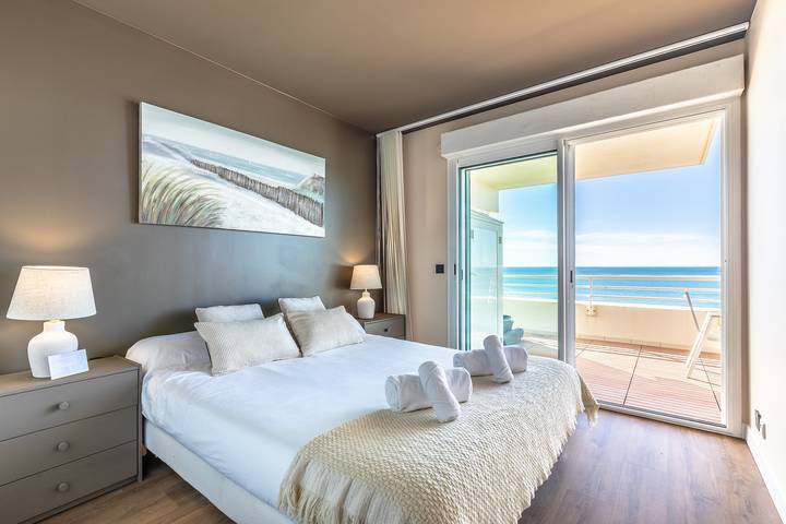 Appartement entier, Venus - Vue océan - 2 chb - parking + clim in Capbreton, Côte d’Argent