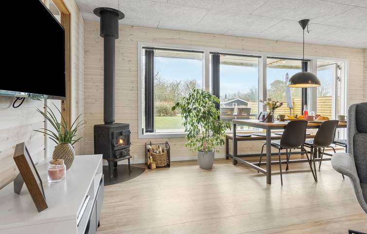 Ferienhaus für 6 Personen mit Terrasse in Kærgården, Limfjord in Nordjütland