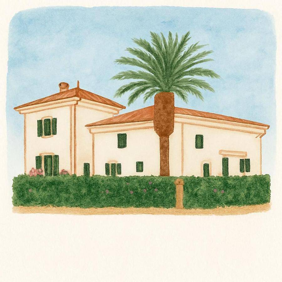 Villa Pola Liberty house Mondello in Mondello, Palermo