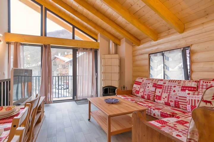 Ferienhaus für 10 Personen, mit Balkon in Courchevel