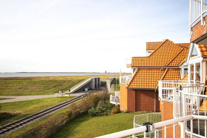 Ferienwohnung für 2 Personen, mit Ausblick und Sauna sowie Garten auf Wangerooge