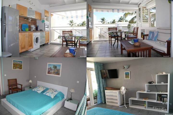 Gîte pour 3 personnes, avec balcon ainsi que piscine et jardin dans Golf international de Saint François - 3