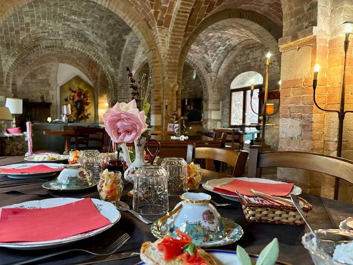 Chambre d’hôte pour 4 personnes, avec vue ainsi que jardin et piscine