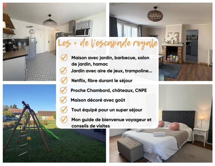 Maison de vacances pour 8 personnes, avec jardin, animaux acceptés
