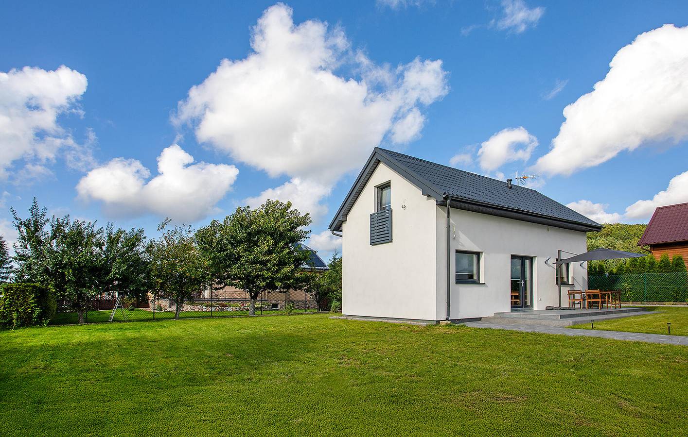 Ferienhaus für 6 Personen mit Terrasse in Krokowa