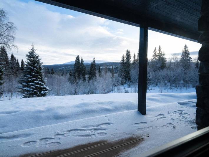 Lägenhet för 6 Personer, med bastu samt utsikt och terass i Åre