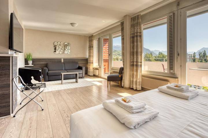 Hôtel pour 4 personnes, avec vue et balcon