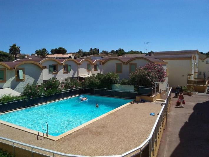 Appartement de vacances pour 4 personnes, avec piscine et terrasse à Gruissan