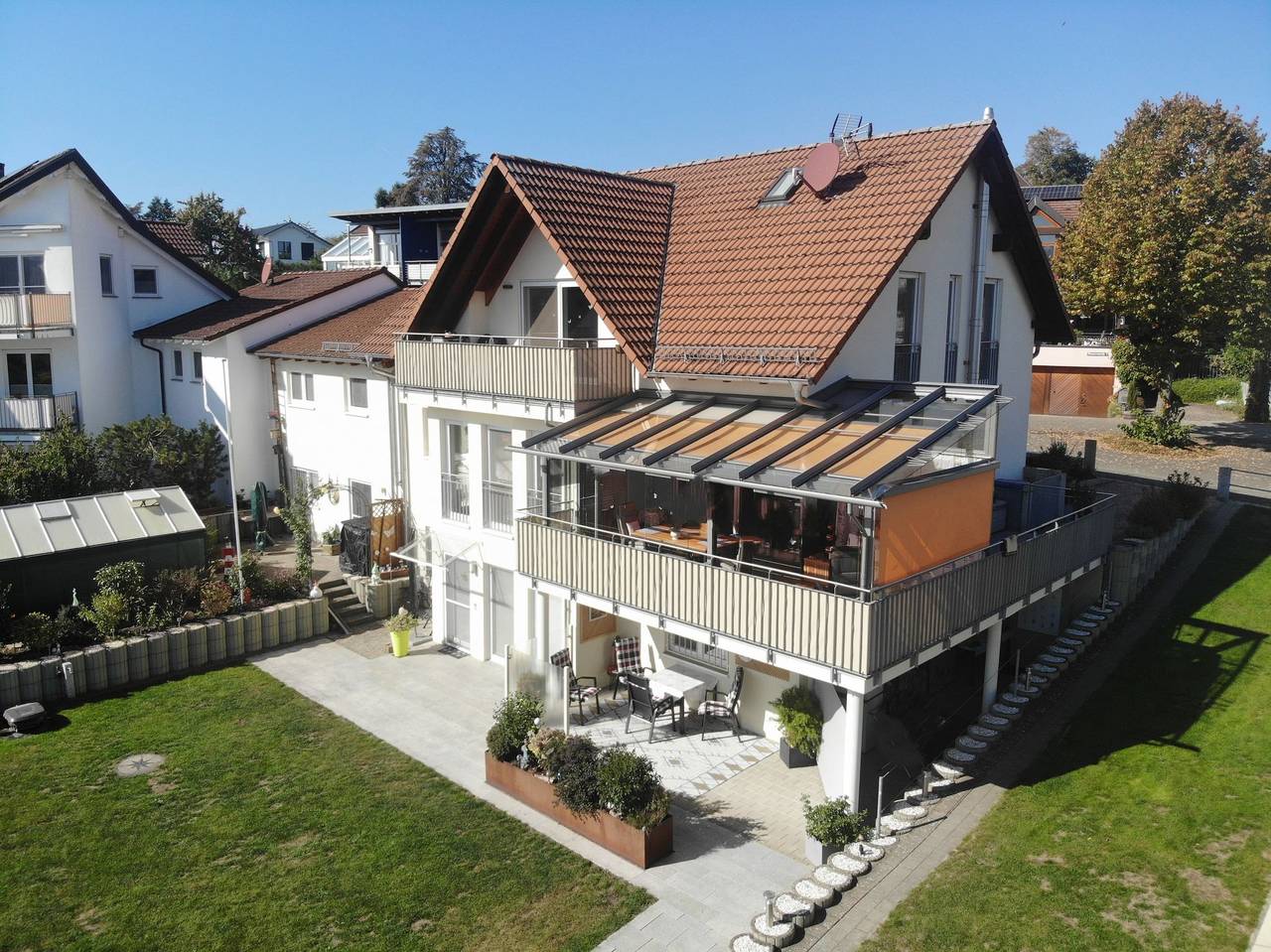 Ganze Ferienwohnung, Ferienwohnung "Ulrike" - 2-Zimmer-Fewo, Du/Wc, Terrasse, 49 qm, Eg in Gaienhofen, Untersee