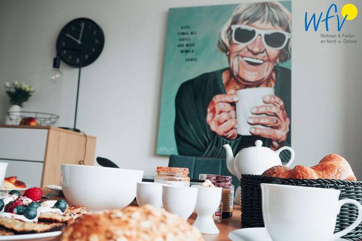 Ferienwohnung für 2 Personen, mit Balkon und Garten auf Borkum - 4