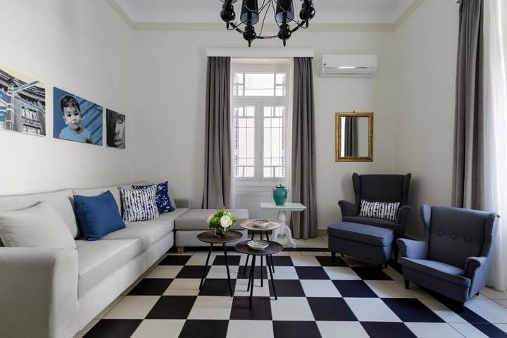 Appartement de vacances pour 4 personnes, avec jardin