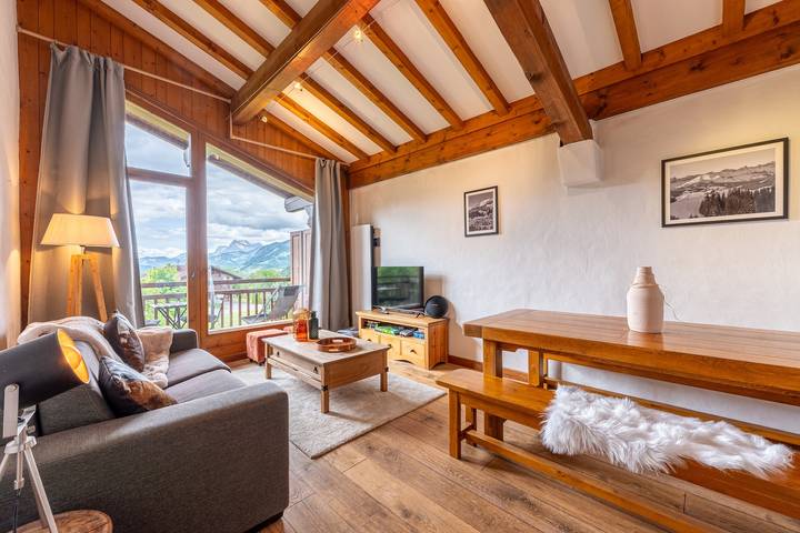 Appartement entier, Le Refuge de Rochebrune - vue montagne in Megève, Pays du Mont-Blanc