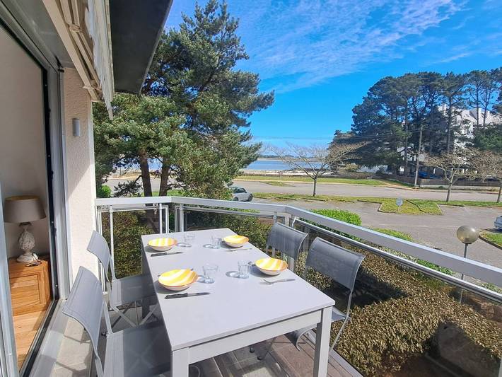 Gîte pour 4 personnes, avec balcon dans Plage de Beaumer