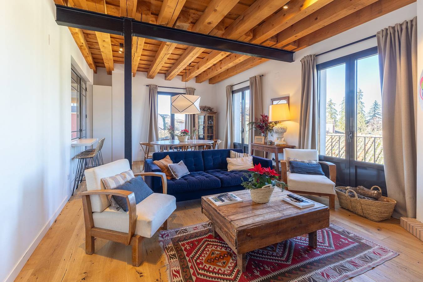 Maison de vacances 'Río Tío Cocinas' avec vue sur la montagne, balcon et Wi-Fi in Real Sitio de San Ildefonso, Province de Ségovie