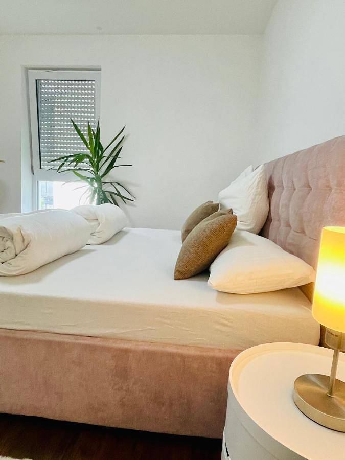Ferienwohnung für 5 Personen, mit Balkon und Terrasse sowie Ausblick