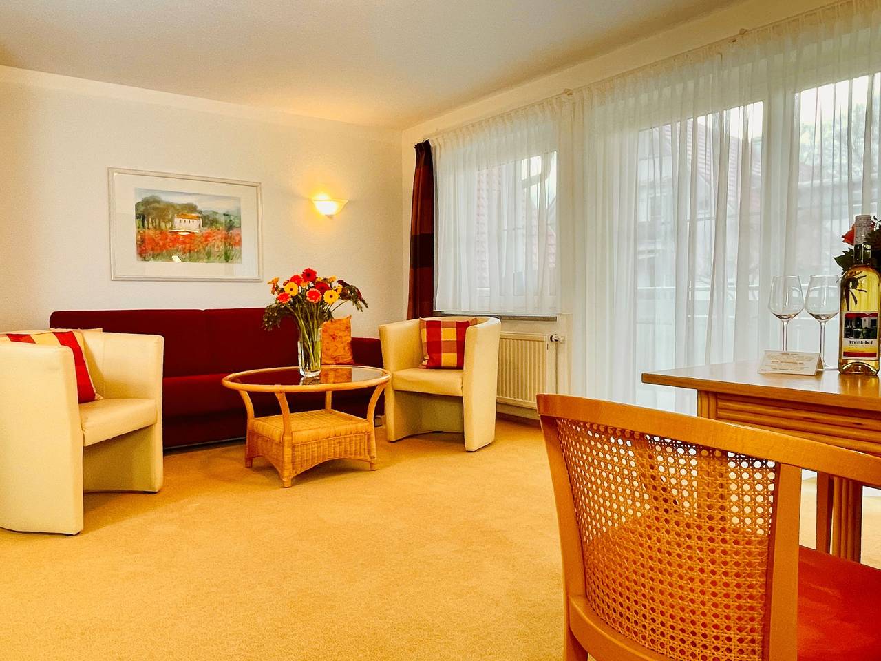 Hotel Im Winkel - Appartement mit 2 Balkonen für 1- 4 Personen in Langenargen, Region Bodensee-Oberschwaben