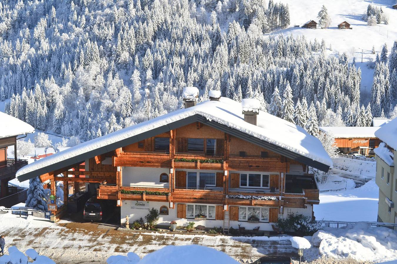 Ganze Ferienwohnung, 4-Raum Appartement Nr. 8 in Hirschegg Kleinwalsertal, Mittelberg