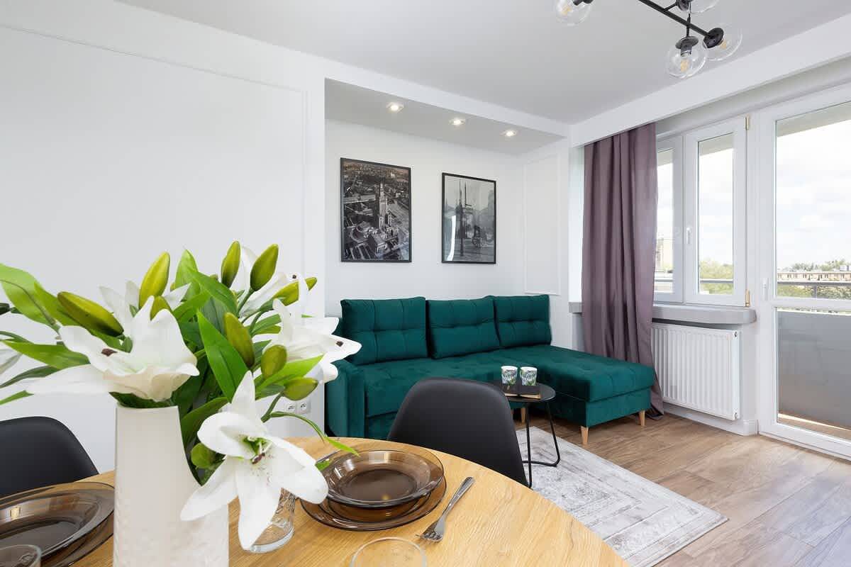Ganze Wohnung, Stylish Apartment in Żoliborz | Balcony | Workspace in Żoliborz, Warschau