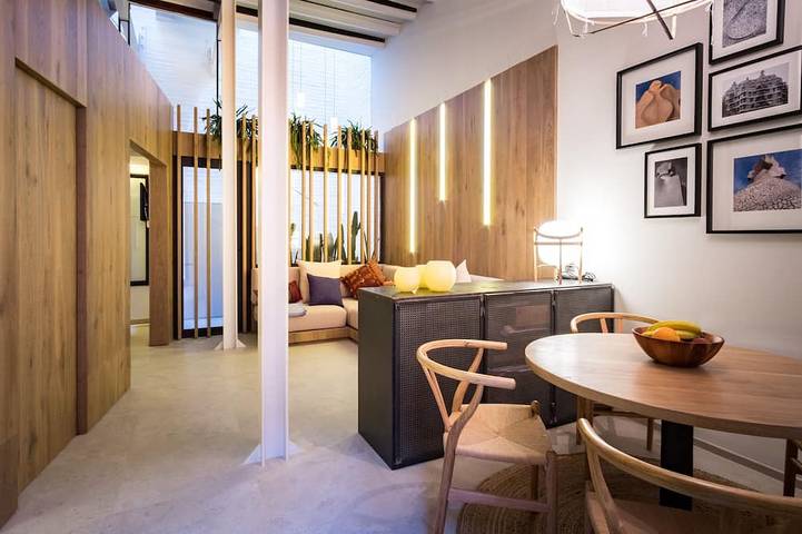 Ferienhaus für 2 Personen, mit Terrasse und Garten in Barcelona