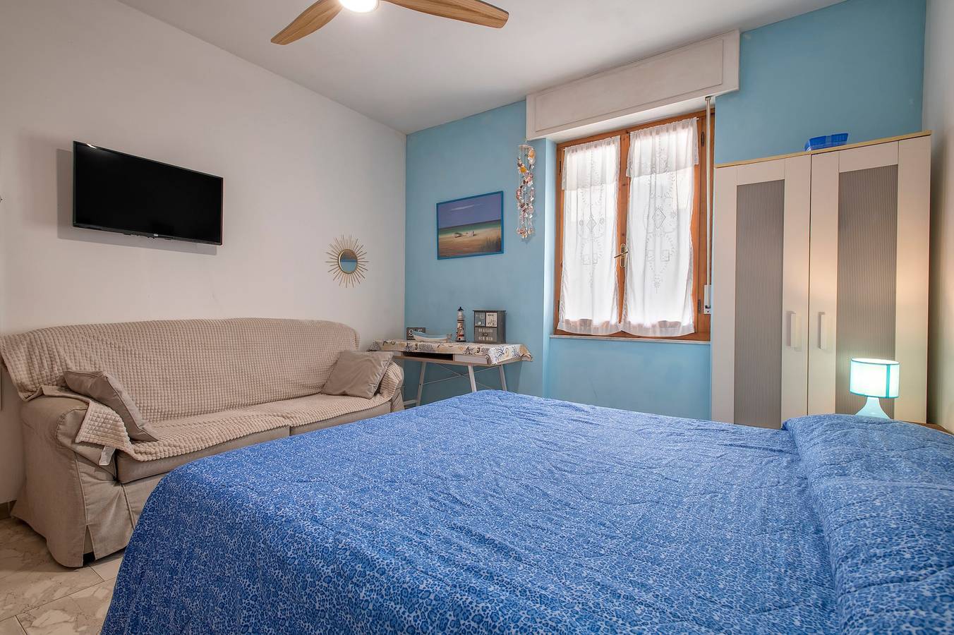 Appartement entier, Appartement 'Alghero Lido A 100mt Dalla Spiaggia' avec vue sur la mer, balcon et Wi-Fi in Lido San Giovanni, Alghero