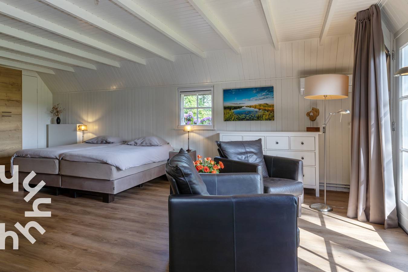 Ganzes Studio, Ruhig gelegenes 2-Personen-Studio mit komplett umzäuntem Garten nahe Weerribben-Wieden in Nationalpark Weerribben-Wieden