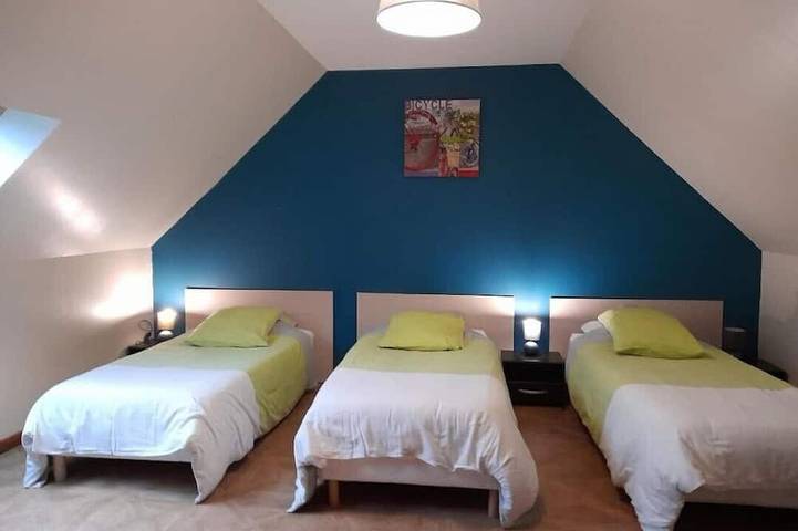 Location de vacances pour 8 personnes, avec terrasse et jardin à Angerville-l'Orcher - 3