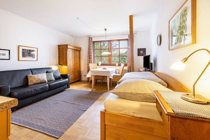 Studio für 2 Personen, mit Garten