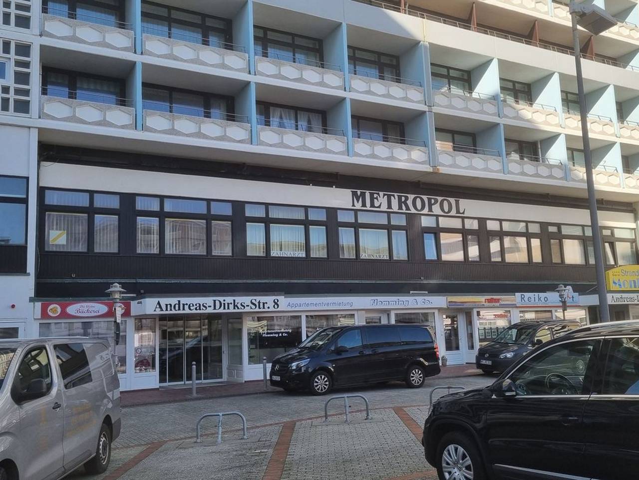 Ganze Ferienwohnung, Haus Metropol    App.103 - 1 Zimmer Appartement mit Meerblick im Haus Metropol in der Andreas-Dirks-Str. 8 in Westerland, Sylt (Gemeinde)