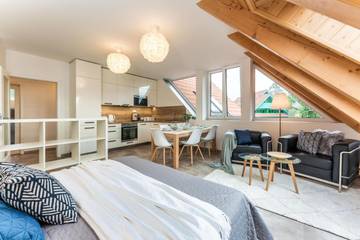 Ferienwohnung für 5 Personen, mit Ausblick und Seeblick am Nationalpark Böhmerwald