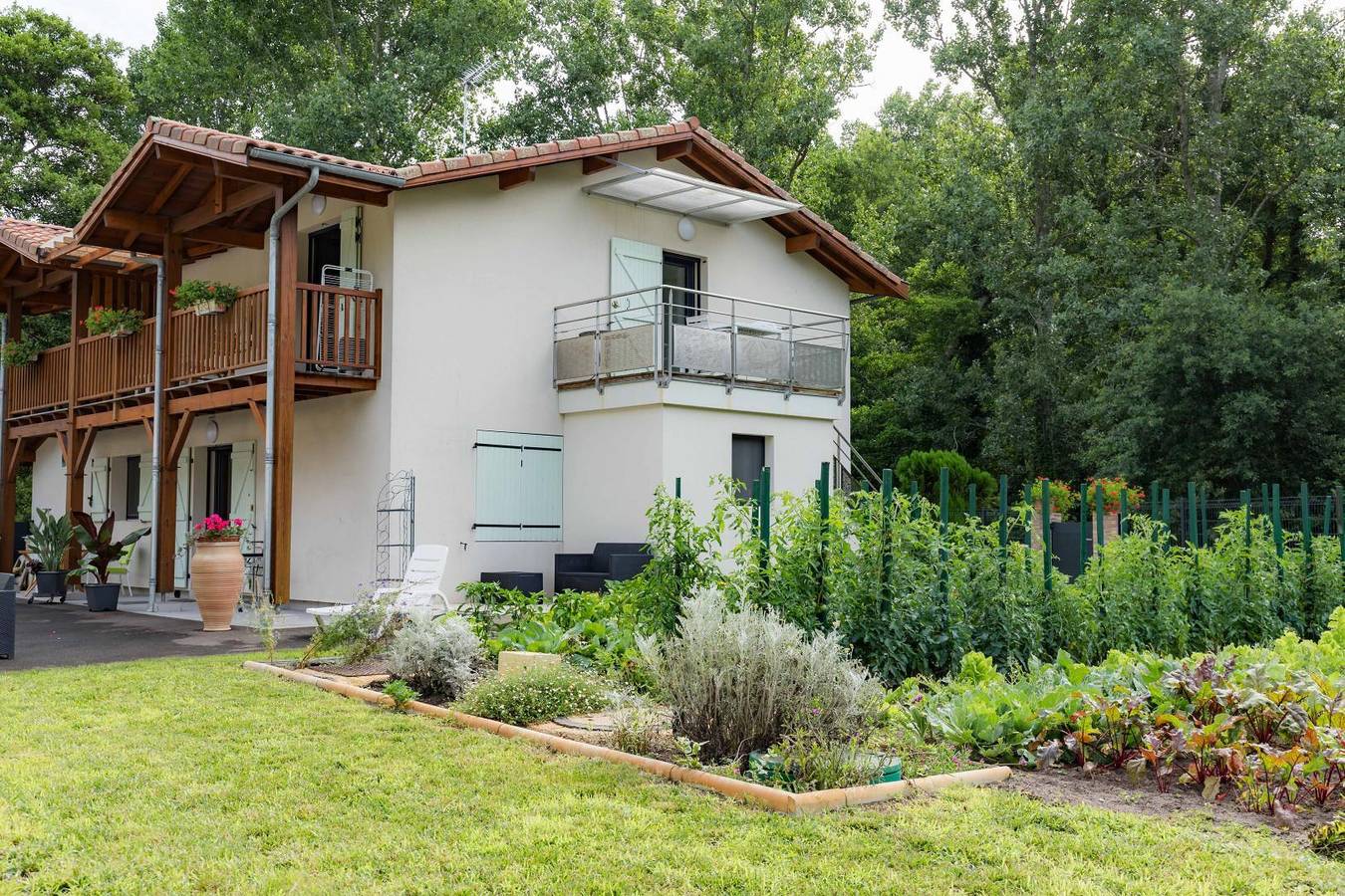 La Maison de mon grand-père, appt coté jardin in Léon (France), Côte d’Argent